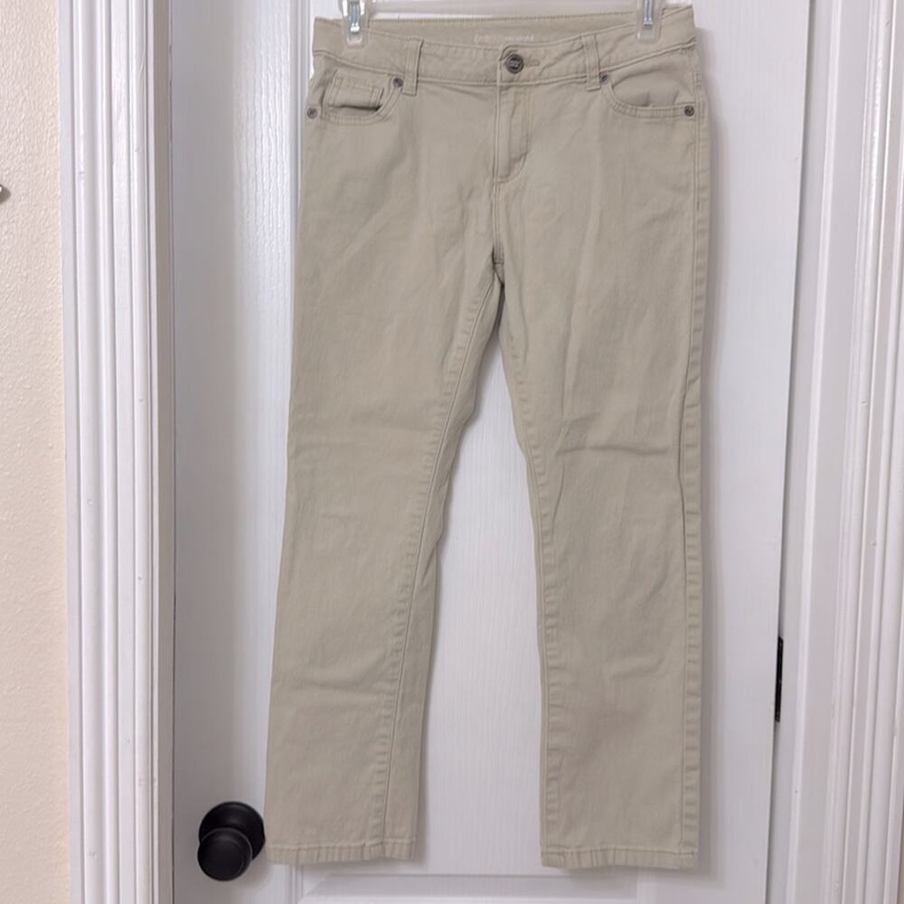 Wonder Nation straight khaki pants with adjustable waist size 10
